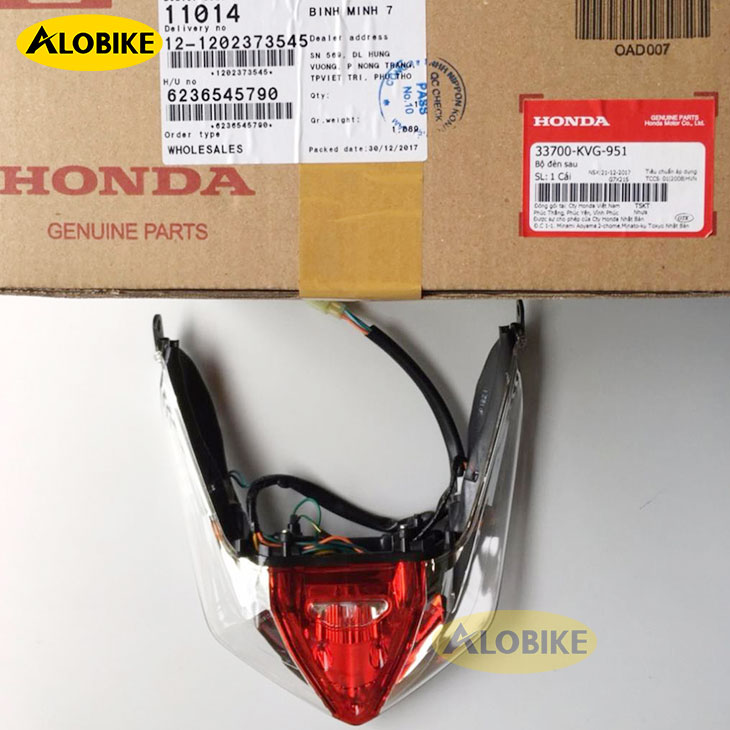 cụm đ&egrave;n hậu airblade 110