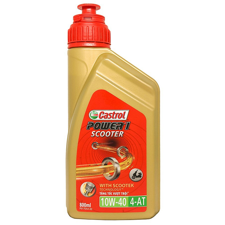 Nhớt Castrol Activ Scooter 10W40 0.8 