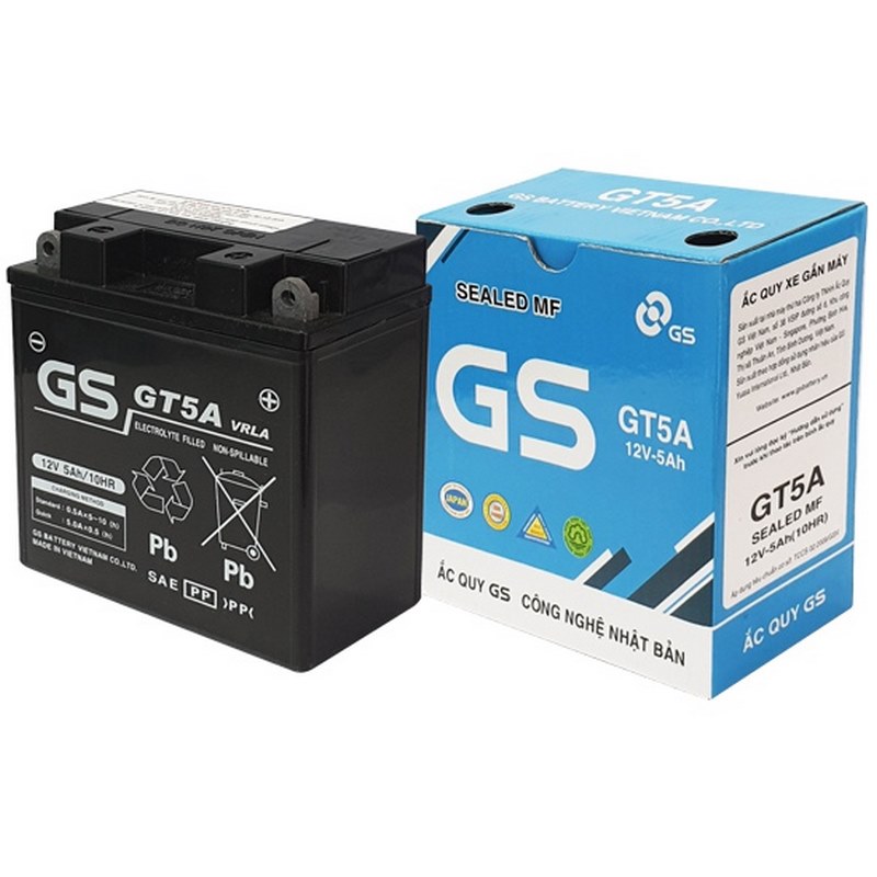b&igrave;nh ắc quy gs cho xe lead 125
