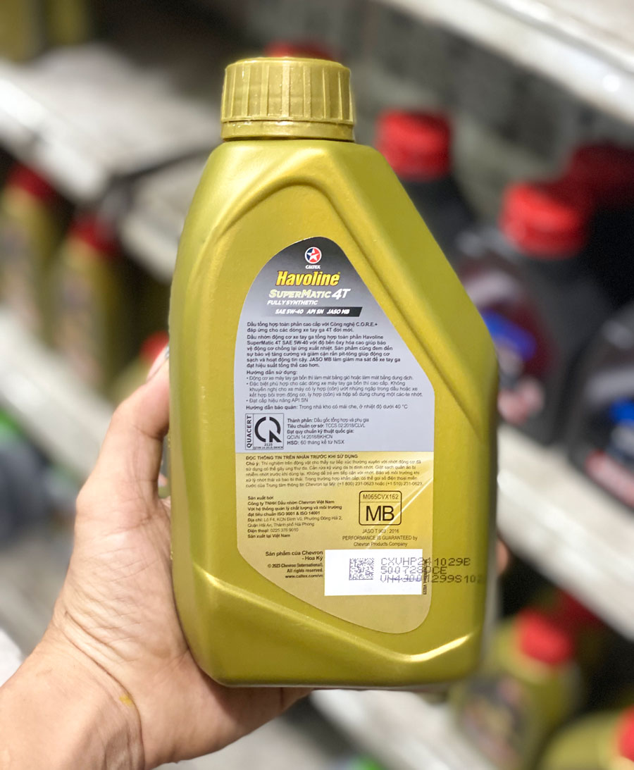 nhớt havoline 5w40 ga