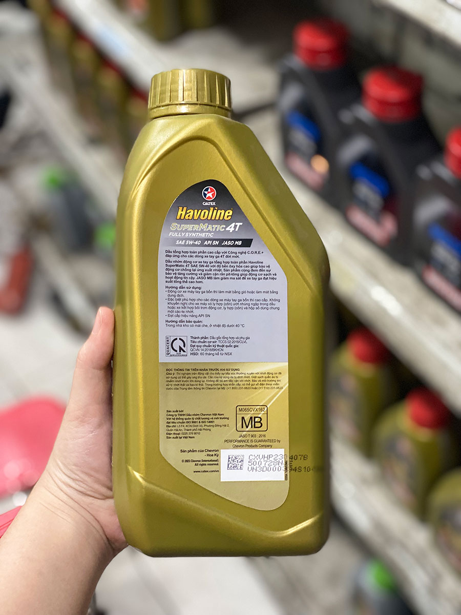 nhớt havoline ga 5w40 1lit