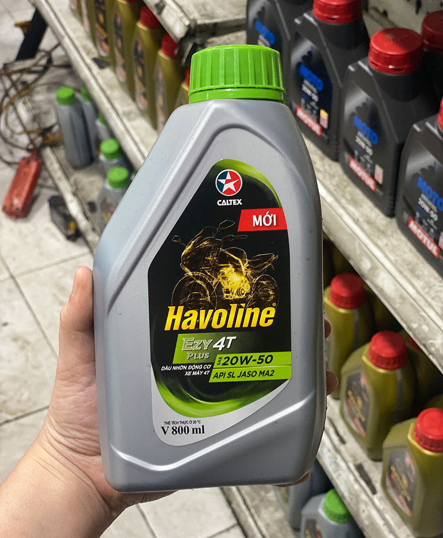 nhớt m&aacute;y havoline ezy số