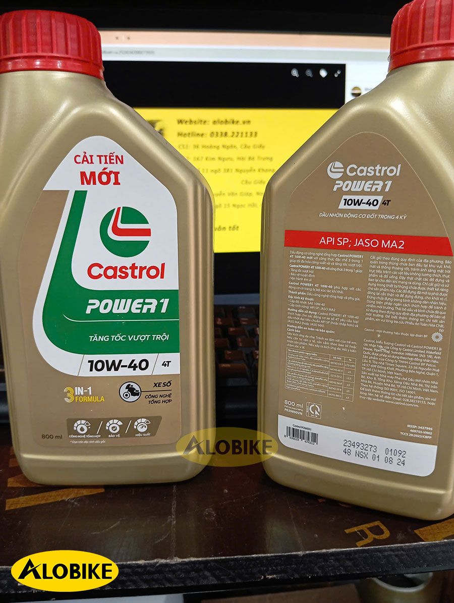 Nhớt Castrol Power 1 10W40 