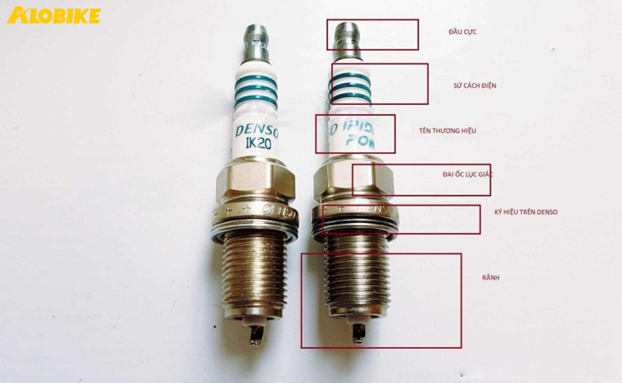 cách nhận biết bugi denso thật và bugi giả mạo