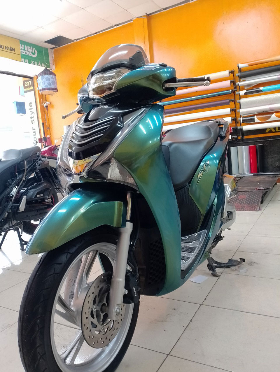 dán xe sh