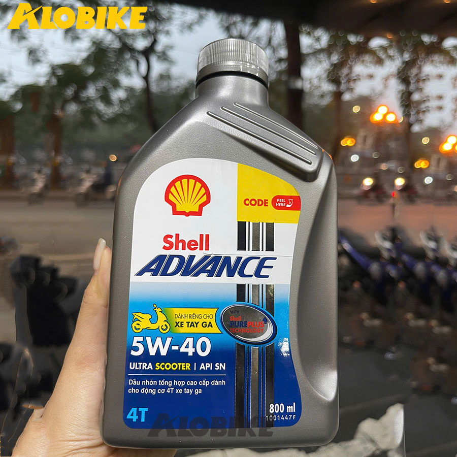 nhớt shell cho xe lead