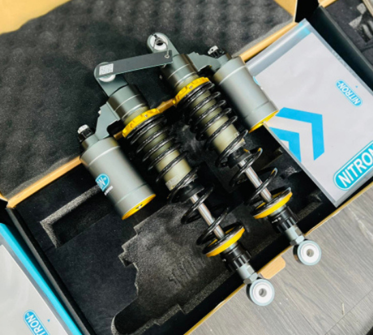 phuộc nitron b&igrave;nh dầu ch&iacute;nh h&atilde;ng cho Wave