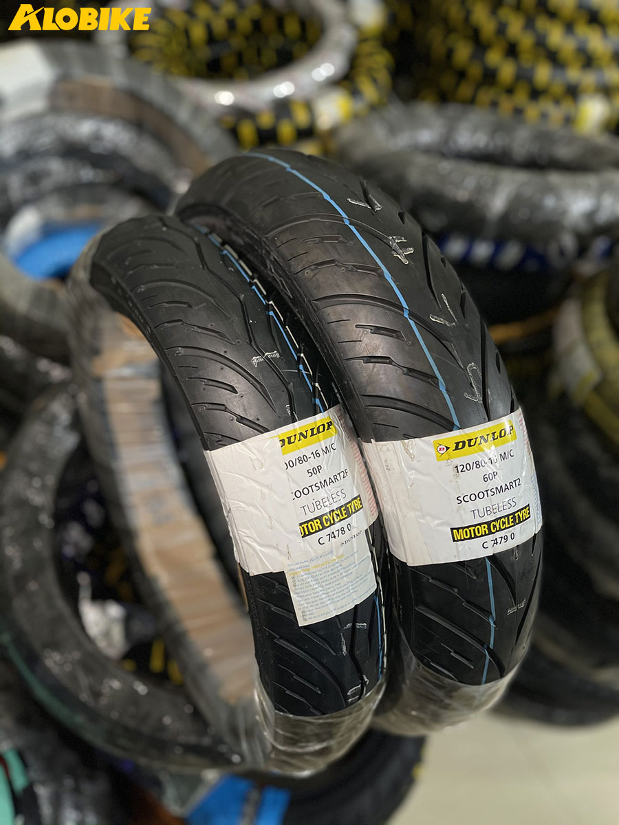 c&aacute;c d&ograve;ng lốp dunlop chất lượng cho xe click