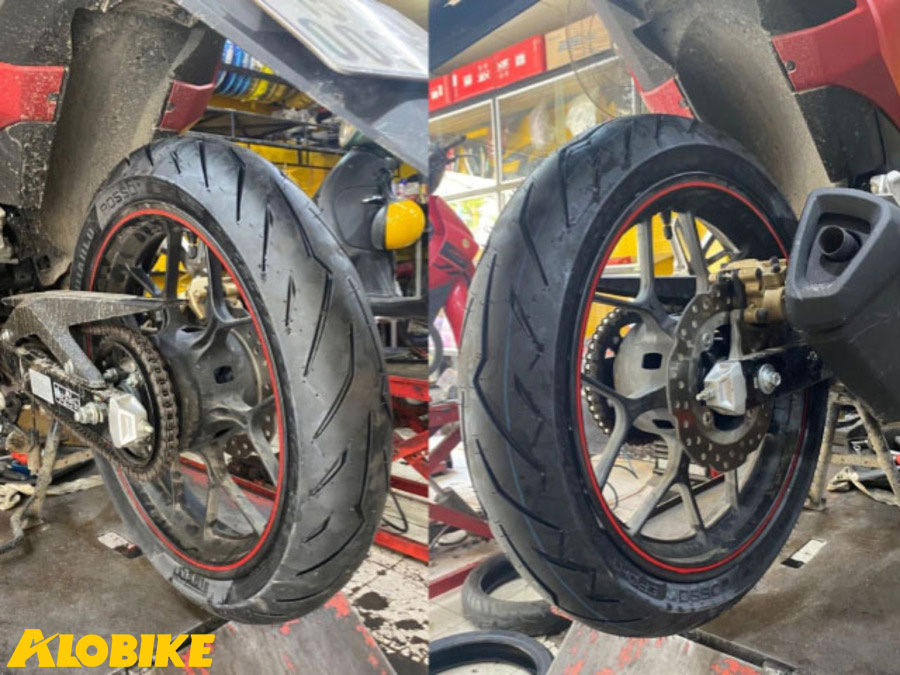 lưu &yacute; khi thay lốp pirelli cho cbr 150
