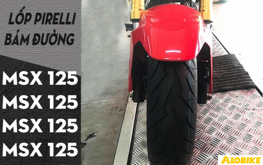 c&ocirc;ng nghệ lốp pirelli cho xe msx