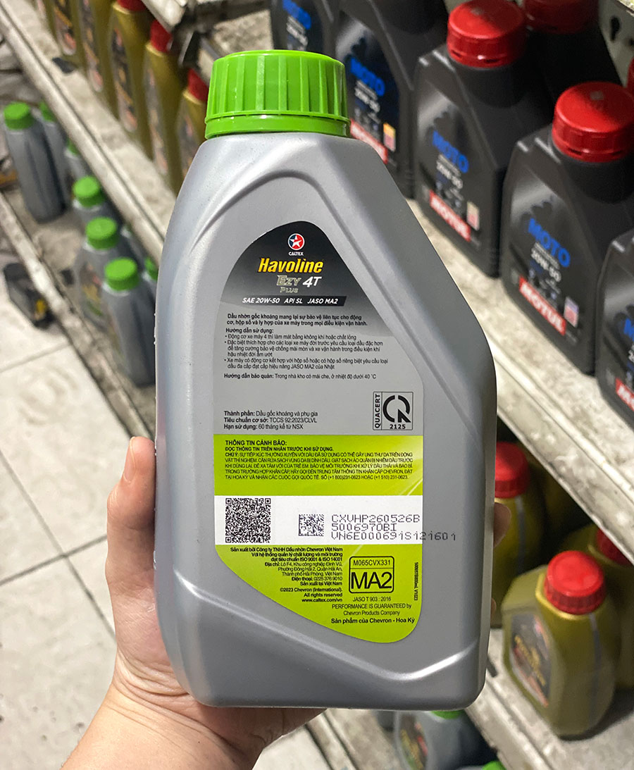 nhớt m&aacute;y havoline xe số