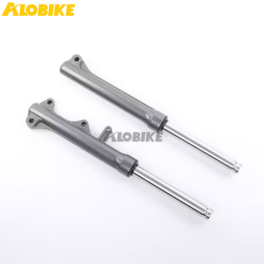 Phuộc trước xe Sirius màu bạc, ty thép, vỏ ống lồng