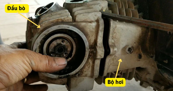 làm lại hơi xe Wave có phải bổ máy không
