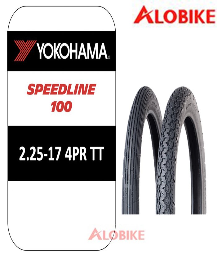 Lốp trước xe Dream Yokohama 2.25 - 17 Speedline