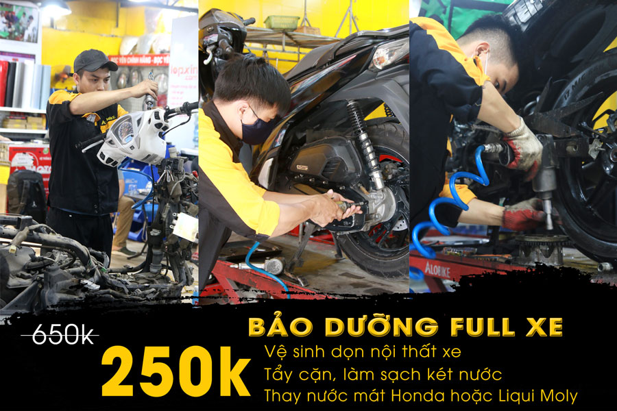 bảo dưỡng xe máy