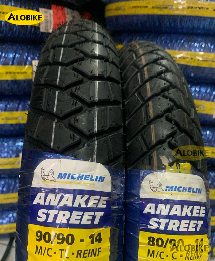 Lốp (vỏ) Michelin 90/90-14 52P TL ANAKEE STREET