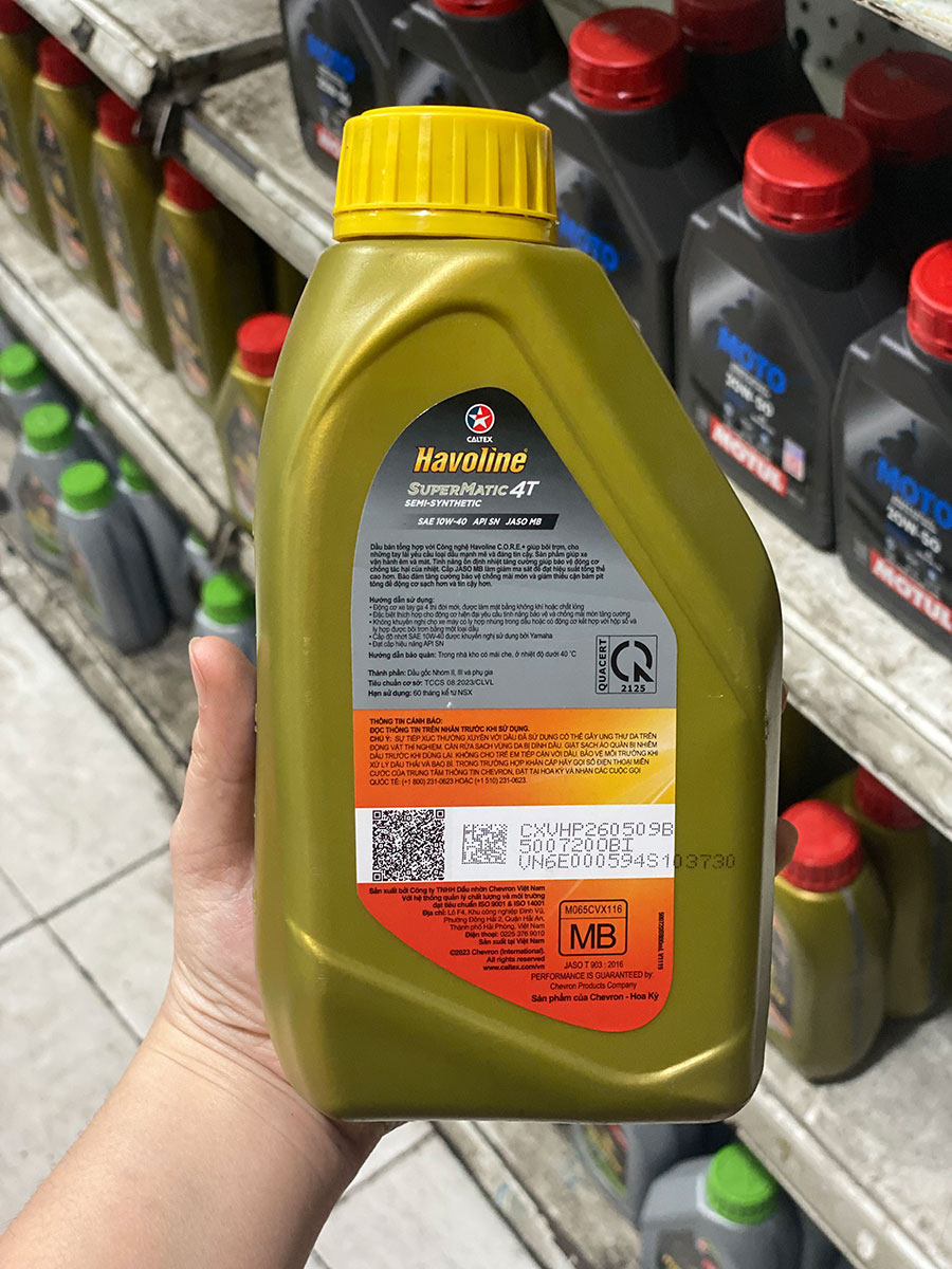nhớt havoline xe ga