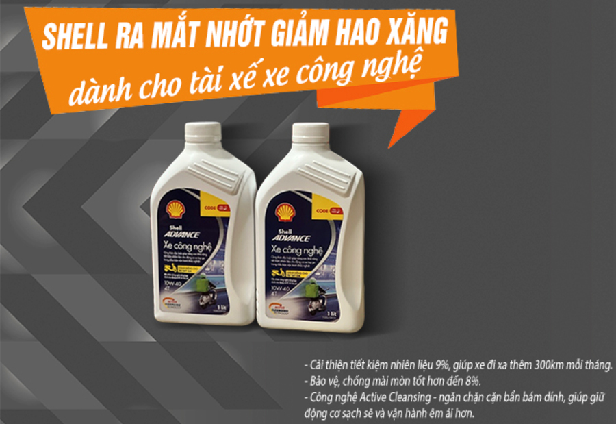 Nhớt Shell cho xe Click