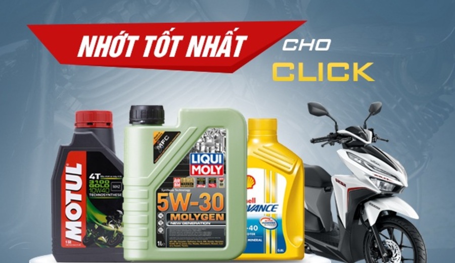 nhớt cho xe click