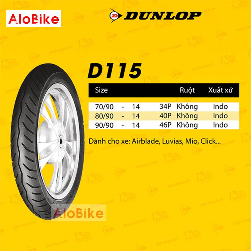 Lop Dunlop 8090-14 D115 chinh hang