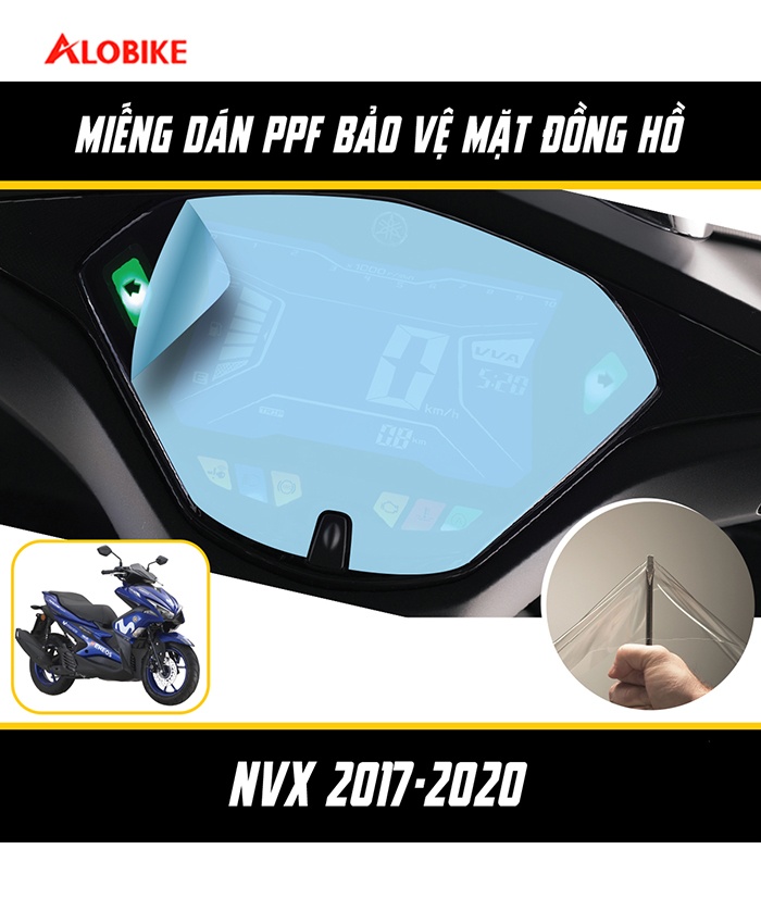 PPF dán mặt đồng hồ xe Yamaha NVX 2017-2020