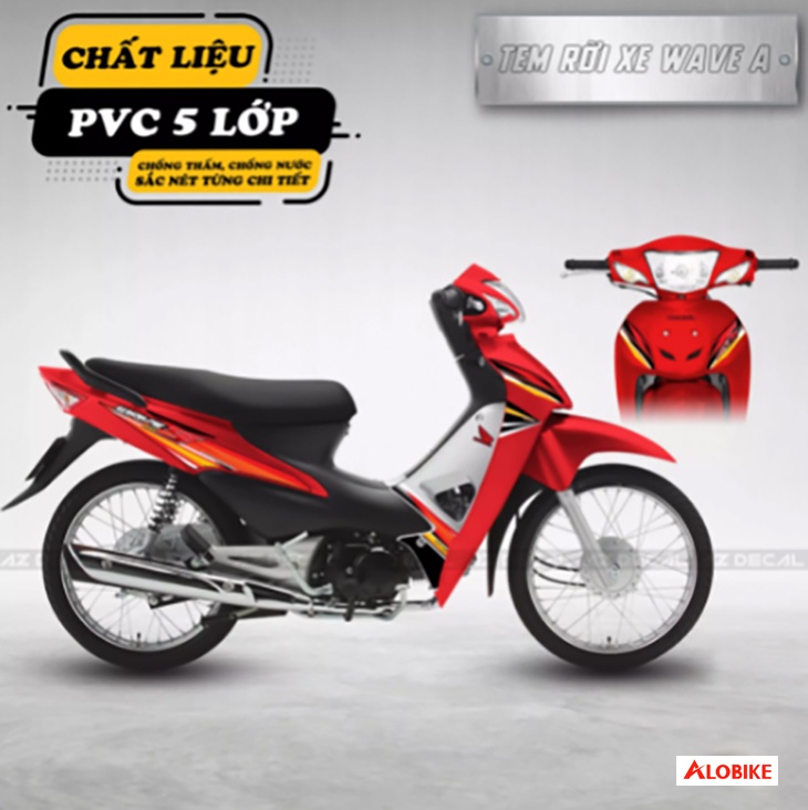 Tem chữ S xe Wave Alpha phóng khoáng