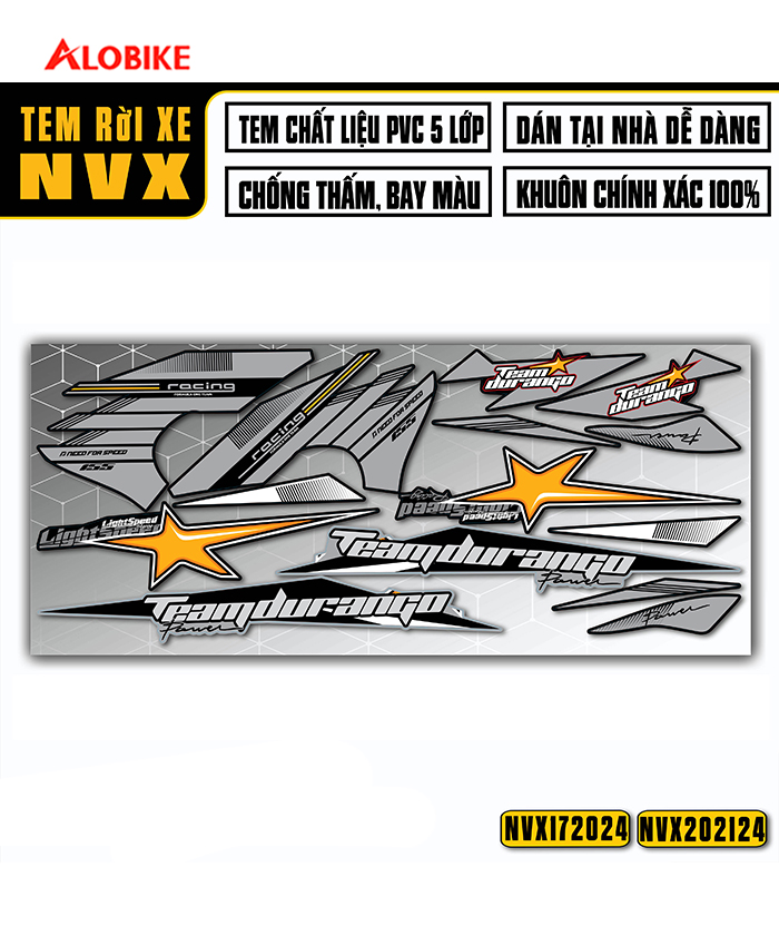 Tem Team Durago cho NVX