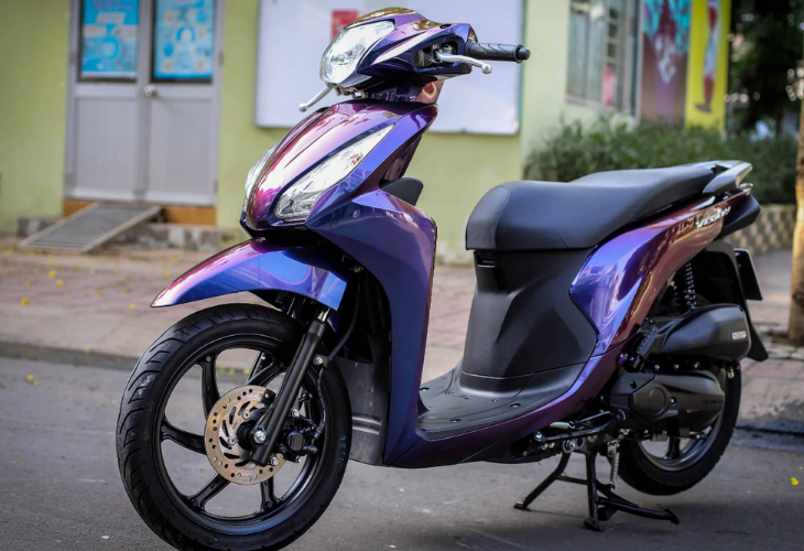 sơn lại xe m&aacute;y vision