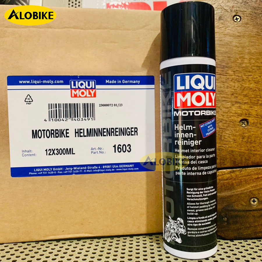 liqui vệ sinh b&ecirc;n trong mũ bảo hiểm