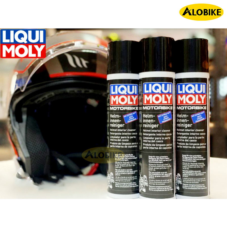 liqui vệ sinh b&ecirc;n trong mũ bảo hiểm
