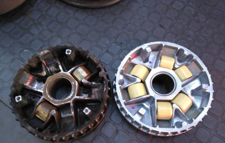 xe air blade l&ecirc;n ga bị giật