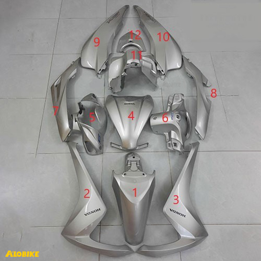 Bộ nhựa Vision K44 2015-2019 màu xám
